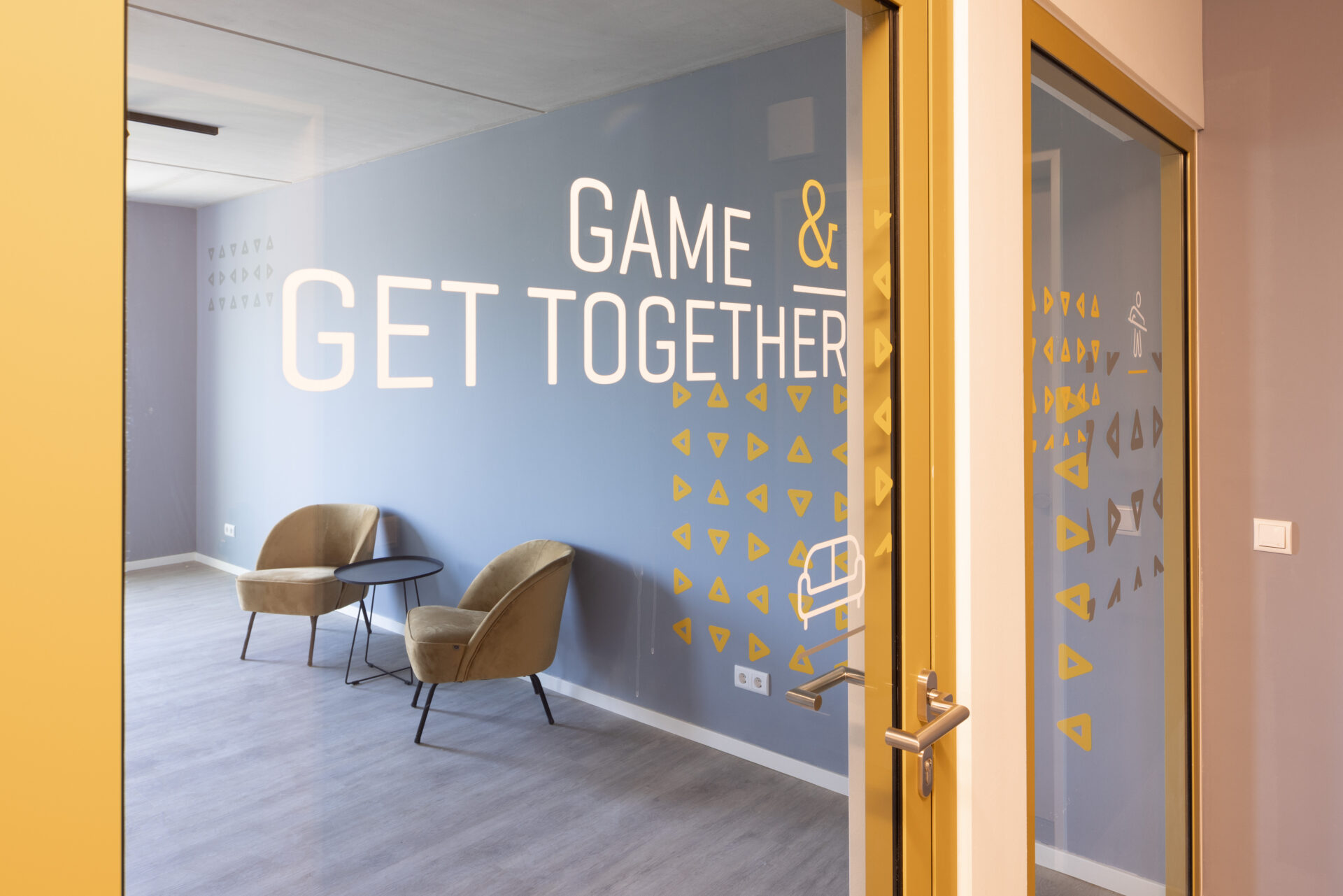 Gemeinschaftsbereich im Wohnhaus für Studierende "GESOcampus"